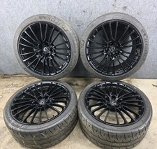 Lexus 15-25 Rc-f Rcf Oem Factory Black Rims Tires Wheel Wheels Alloy Rim 19 Set