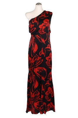 Yaura Damen Kleid Gr. 34 (UK 8) Mehrfarbig A-Linie Maxikleid Dress