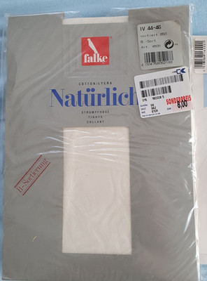 Feinstrumpfhose Falke Natürlich Cotton/Lycra mit Baumwolle 44-46