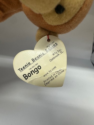 Set of 3 1993 Mcdonald's TY Teenie Beanie Babies Smoochy Scoop Bongo #1016 - Picture 7 of 14