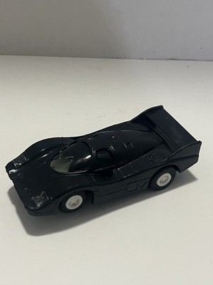 Carsenna Black Porsche Slot Car 1:43 Scale (Tested)