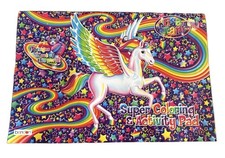 LISA FRANK   16"X11" XLarge    Unicorn Super Coloring  Activity Pad.