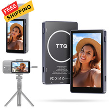 Vlog Selfie Monitor Screen, Magnetic Phone Navy Blue