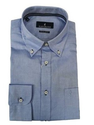 NG3006 HERREN LANGARM HEMD BAUMWOLLE NAVIGIEREN