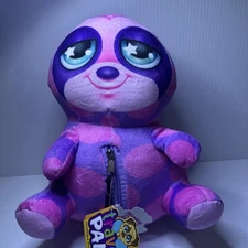 Animal Travel Palz Reversible Stuffed Animal Neck Pillow Pink Sloth NEW With Tag