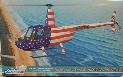 1/72 Robinson R-44 Astro/Rabe mit amerikanischen, tschechischen und deutschen Markierungen, Plastik