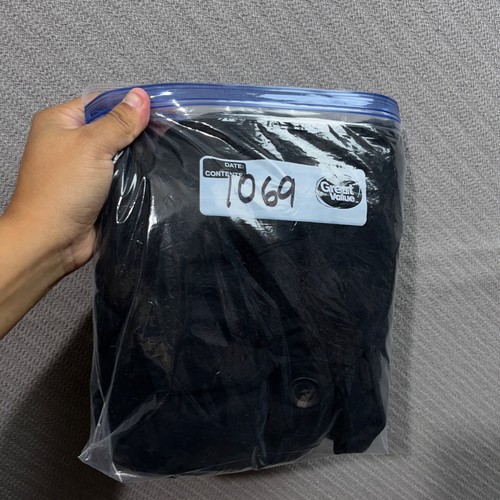 Camisa de día A New para mujer 2XL negra de lino utilitaria con botones manga enrollable informal - Imagen 18 de 18