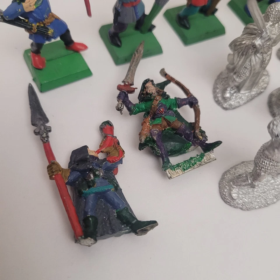 Warhammer Wood Elf Waywatchers Games Workshop y Metal Fantasy Lote de 13 Mixto Foto 2 de 4