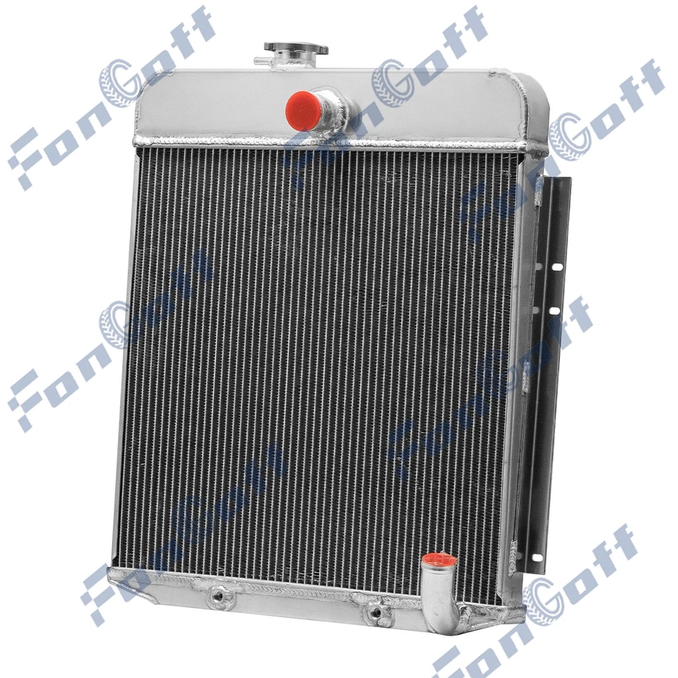 3 Row Aluminum Radiator For 1949-1950 Plymouth Deluxe Special Deluxe Pickup L6 - Imagem 4 de 4