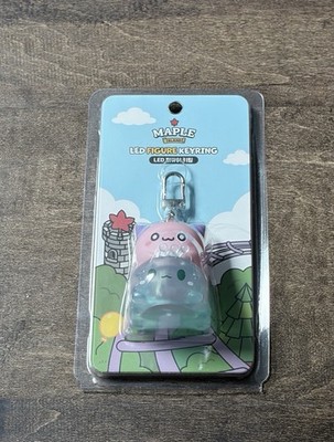 MapleStory Lotte World Seoul Korea Pink Bean LED Figure Keyring US Seller