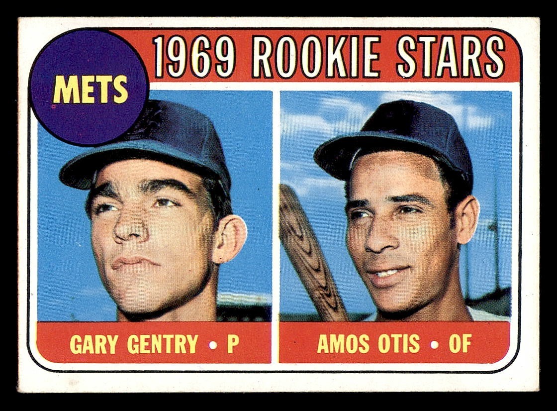 1969 Topps #31 Gary Gentry Amos Otis Scan of Card you'll receive Condition: NM