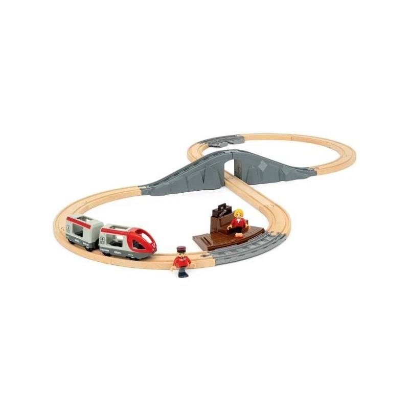 BRIO Circuit en 8 voyageurs - Pack A-7312350360790-A partir de 3 ans - Photo 2/4