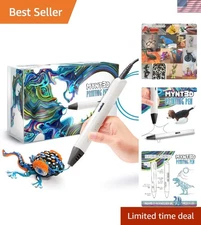 3D Printing Pen with OLED Display Adjustable Temperature 3D Art Pen Kit