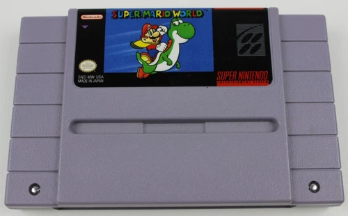 *TESTED* Super Mario World Super Nintendo SNES CLEANED - *TESTED* - FAST SHIPOUT