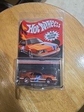 Hot Wheels 84 Mustang Svo 2019 Collector Edition Orange With Protector