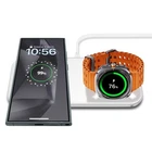 2in1 15W Fast Wireless Charger Dual Charging Pad For Samsung Galaxy S25 Watch 8