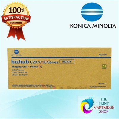 New & Original Konica IU312Y A03105G Yellow Imaging Unit BizHub C20 C20P C30P
