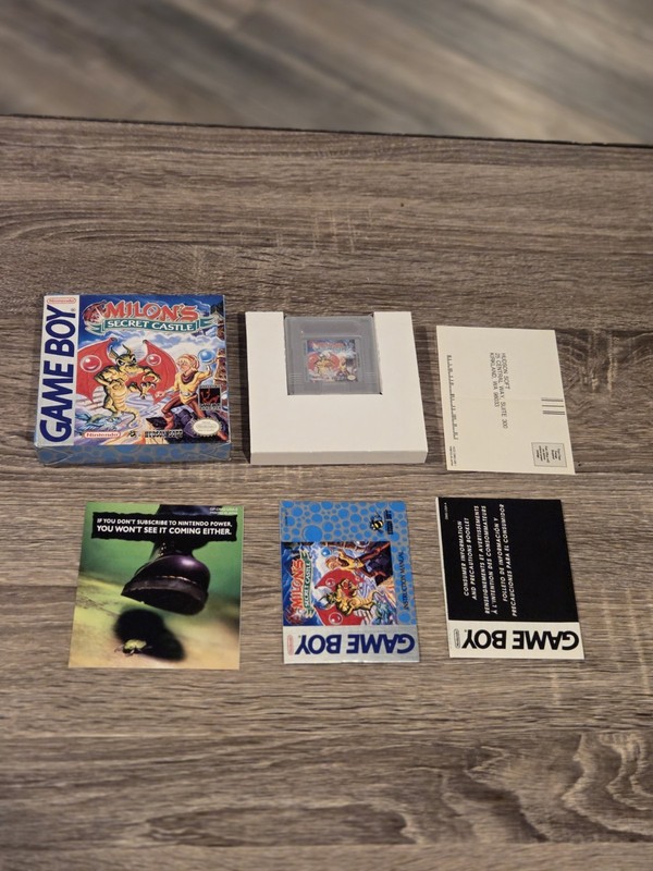 Milon's Secret Castle (Nintendo Game Boy)Complete CIB