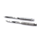 6x Dental #1-6 32mm Endodontic Drill Reamers Spiral Nordin Conical Screw Posts