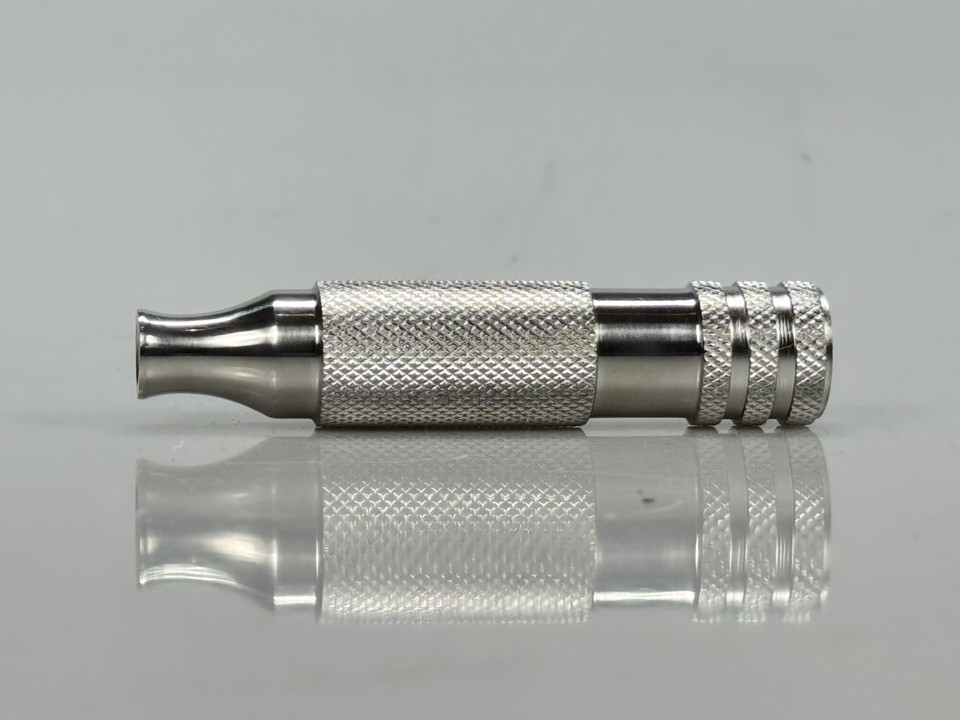 CNC Stainless Steel Replacement Safety Razor STUBBY SHORT 3.0