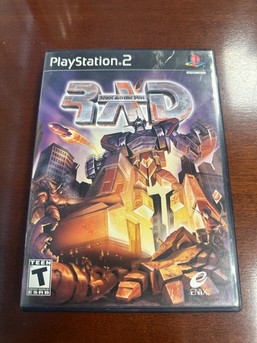 RAD Robot Alchemic Drive | Sony Playstation 2 PS2 NA NTSC | CIB w Manual | Rare!