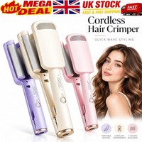 32mm Wavy Hair Curler, Large Barrel Curling Iron for Big Bouncy Waves UK