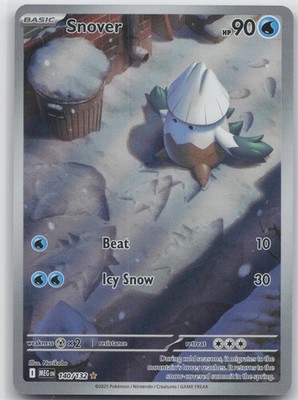 Snover Illustration Rare ME01: Mega Evolution 140/132 NM