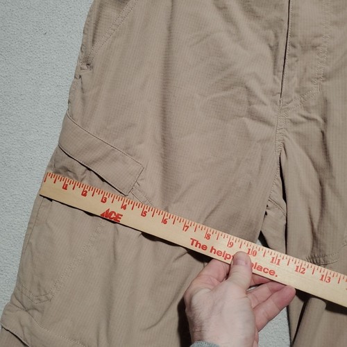 Under Armour Hose Herren 34x32 hellbraun Cargo wandelbar Ripstop Guide Nylon Angeln - Bild 4 von 12