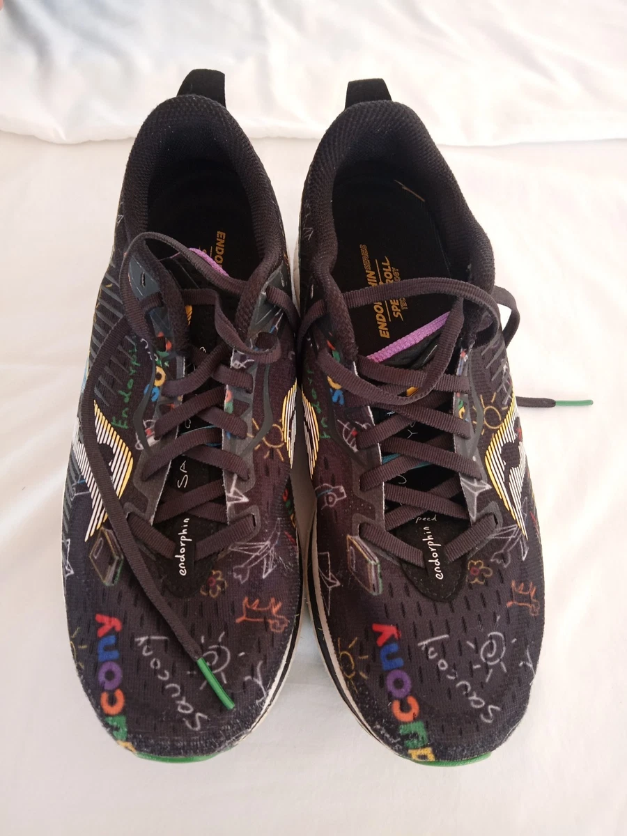 Saucony Endorphin speed 2 Mens Running Shoes‎ Black Doodle Art Size 7.5 Saucony Endorphin Speed 2 Children main image 4
