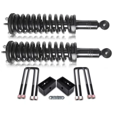 PICKOOR 3" Rear Leveling Kit & 2 Front Complete Struts For Toyota Tacoma