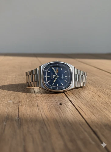 Vintage December 1981 Seiko 5 Automatic 6309-510A A5 Railway Time Men’s Watch, B