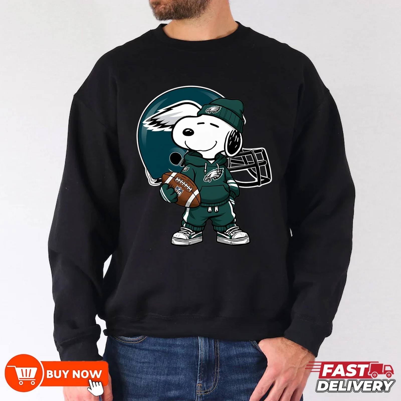 Philadelphia Eagles Football Sweatshirt