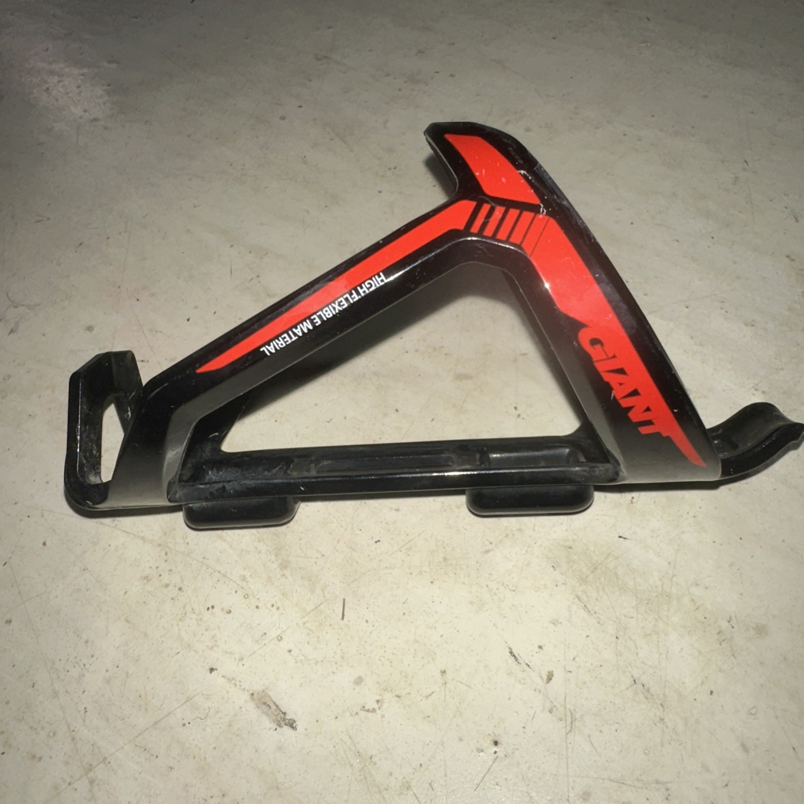 Giant Water Bottle Cage Gloss Black And Red Cycling Road MTB Gravel Open Holder