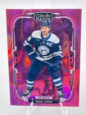 2025-26 UD OPC Platinum Pink Magma #64 Boone Jenner Columbus Blue Jackets