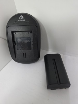 Atomos Single Li-Ion Battery Charger P/N:K004 With 1 Battery.  Pre-owned . B