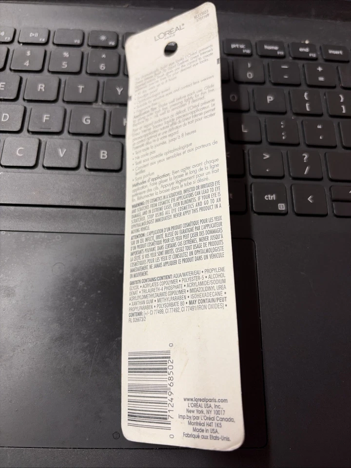 Delineador de ojos líquido punta cepillo intenso L'Oreal Lineur, #720 MARRÓN - **NUEVO y RARO** Foto 2 de 2