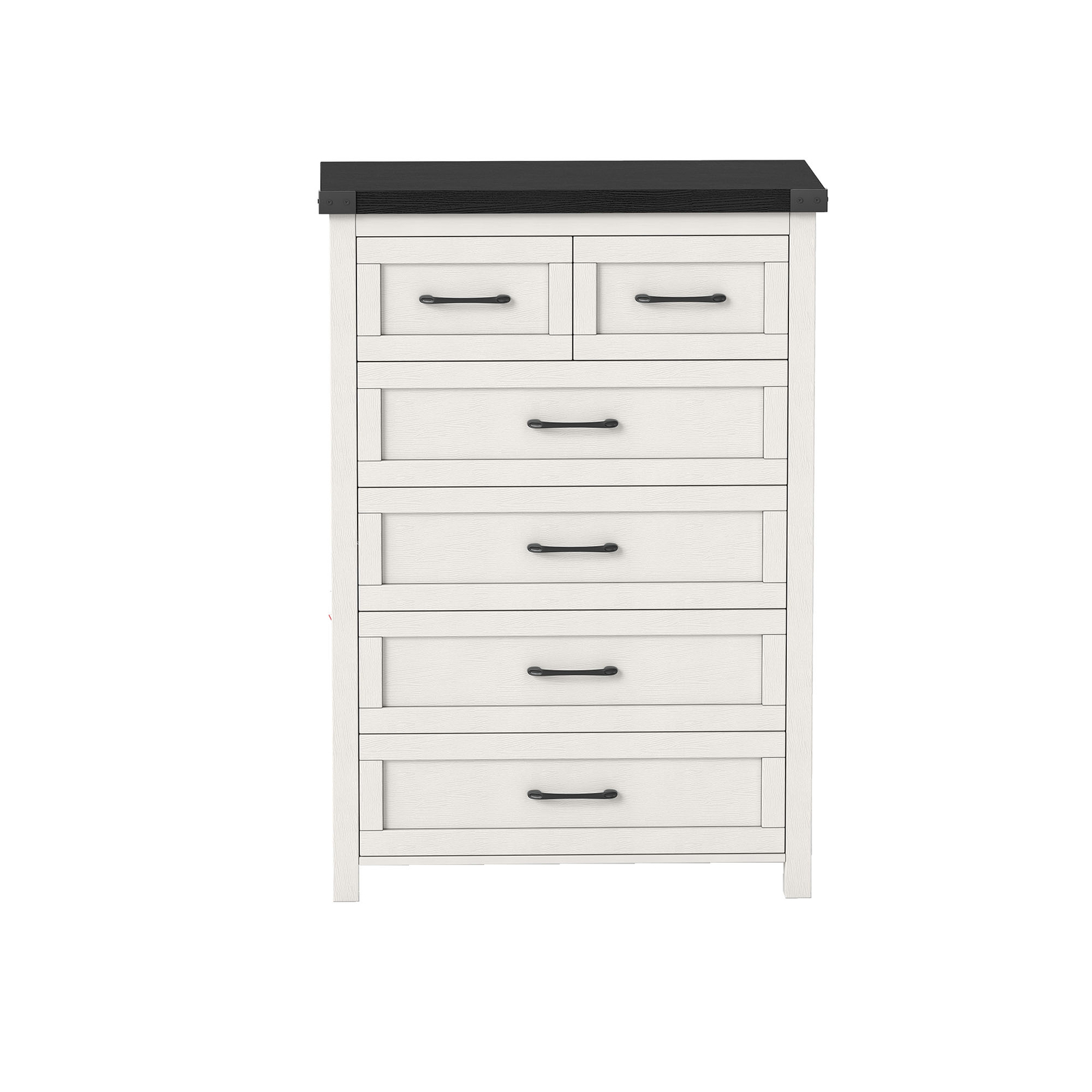 Tall 6-Drawer Wooden Dresser Freestanding Storage Cabinet for Bedroom