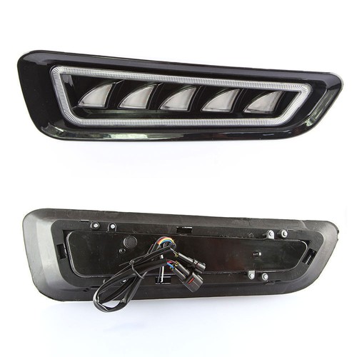 LED Sequential Amber Turn Signal Fog Lights For 2017-2021 Ford F-150 Raptor - Picture 7 of 11
