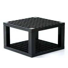 TECHTONGDA Hot Desk Stand Organizer 96 Hole Plastic Pencil & Brush Holder