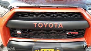 Toyota 4runner Trd Pro Grill Emblem Decal 14 15 16 17 And 18 19 Ebay