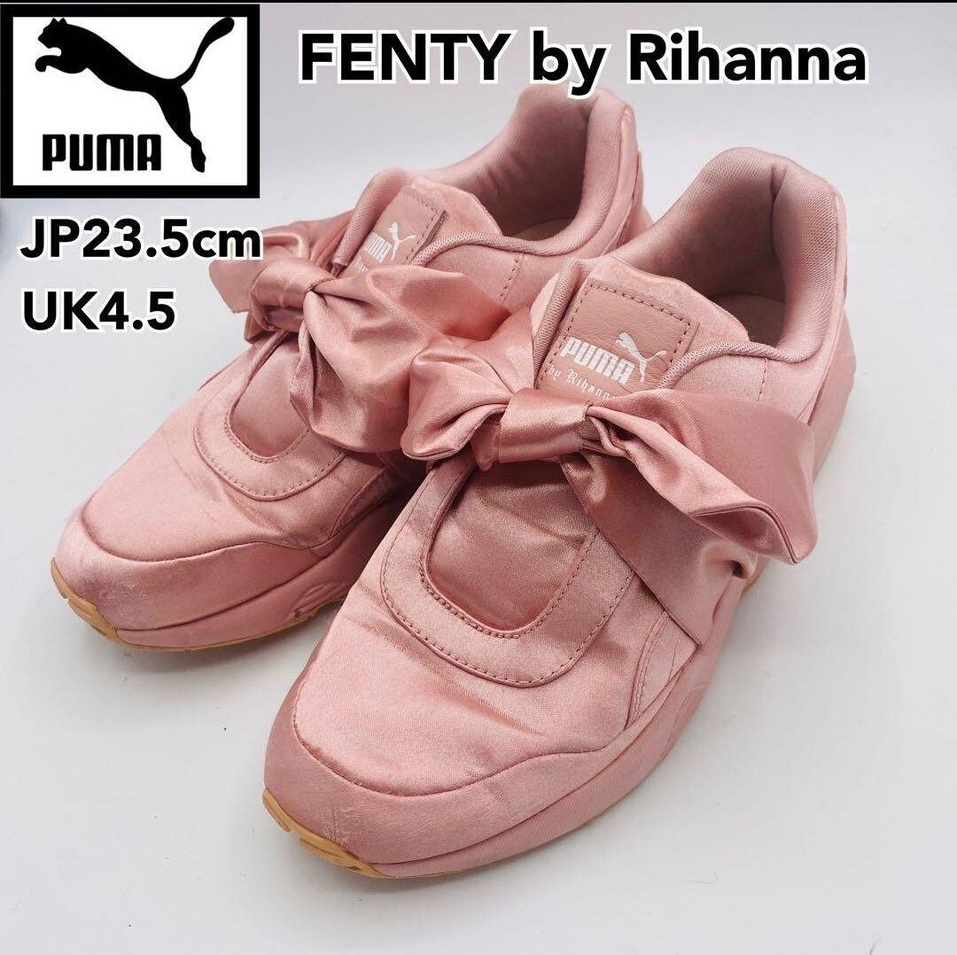 PUMA FENTY ピンクスニーカー 365054 01 PUMA FENTY by Rihanna Bow Sneaker 365054-01 Pink Ribbon