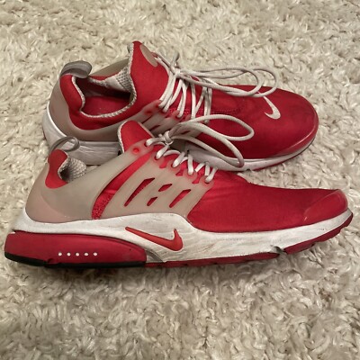 Nike AIR PRESTO Comet Red White Running Sneakers 305919-611 Mens