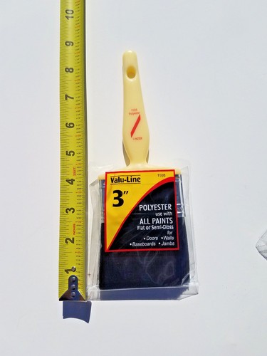 Pennello per pittura 12 di 3 pollici economico poliestere fodera tutte le punte delle vernici misura 3" - Foto 4 di 4