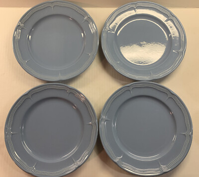 Ten Strawberry Street French Country Kitchen Blue Dinner plates 11” Japan 