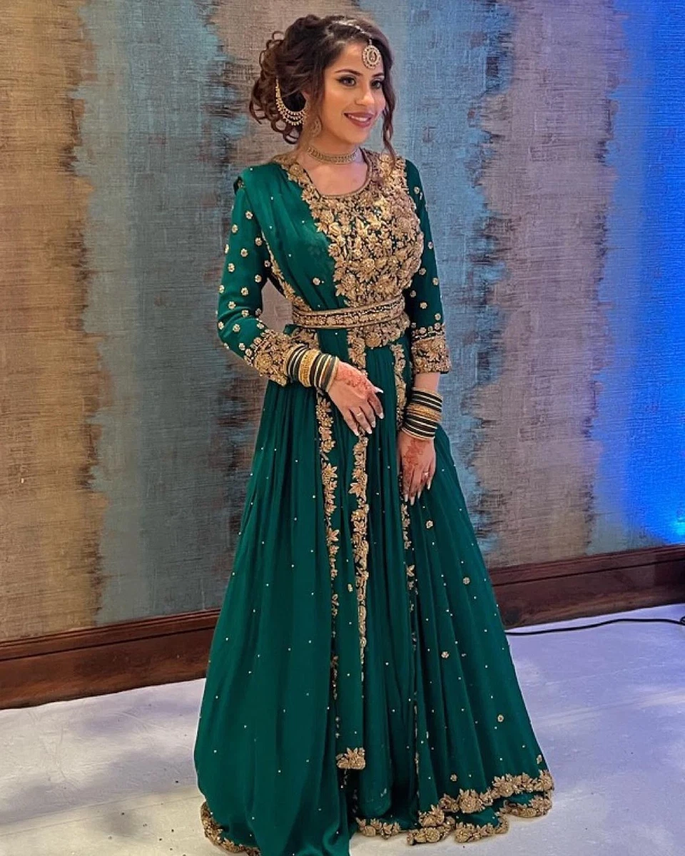 DIAMOND WORK LONG BLOUSE CHOLI LEHENGA KURTI WEDDING BRIDAL LENGHA  READYMADE TOP | eBay