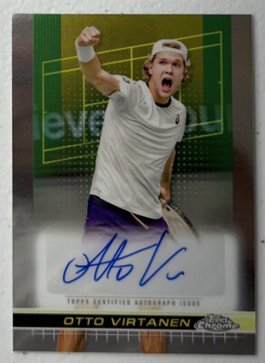 2024 Otto Virtanen Topps Chrome Tennis Auto