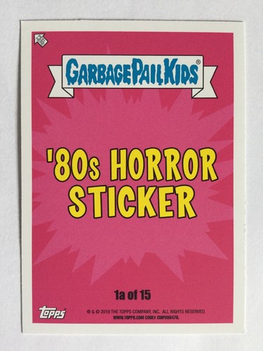 Garbage Pail Kids Sticker Revenge Of Oh The Horror-Ible 1a Eggy Ellen - Picture 2 of 2