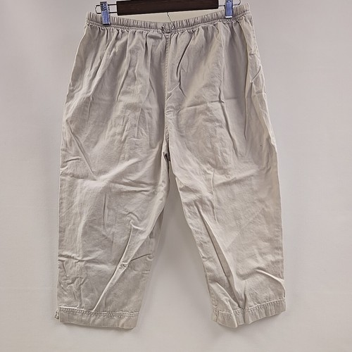 Mountain Lake Capri Pants Khaki Womens Petite Large - Picture 7 of 11