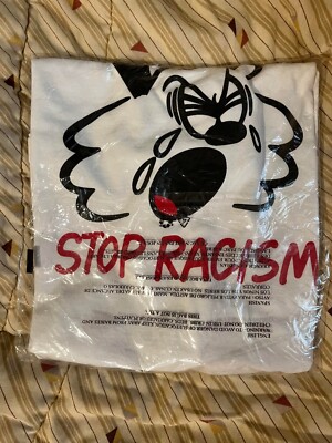 NEW Girls Don't Cry Verdy Stop Racism Tee Size Medium M Vick GDC T