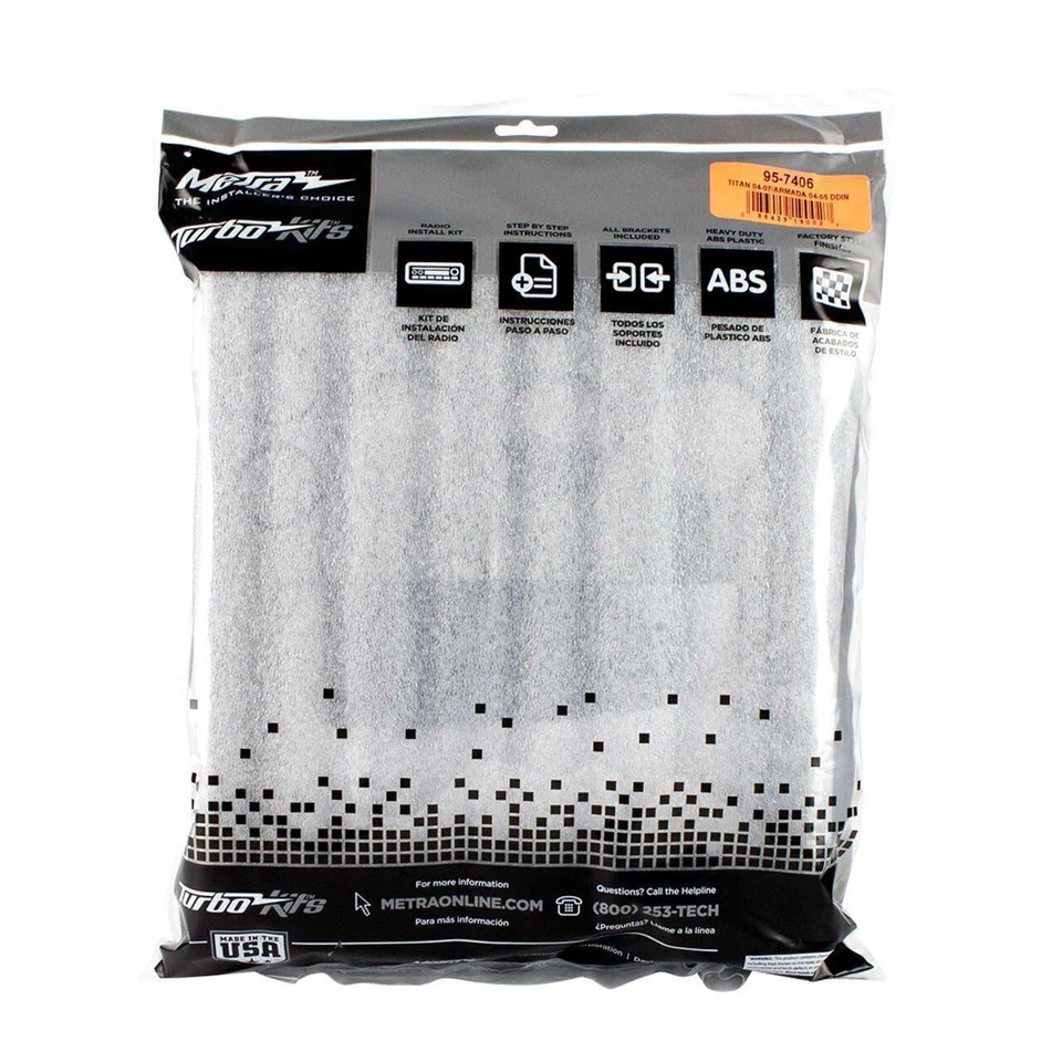 Metra 95-7406 Double Din Dash Kit for Stereo Replacement for Titan Armada - Image 2 of 2